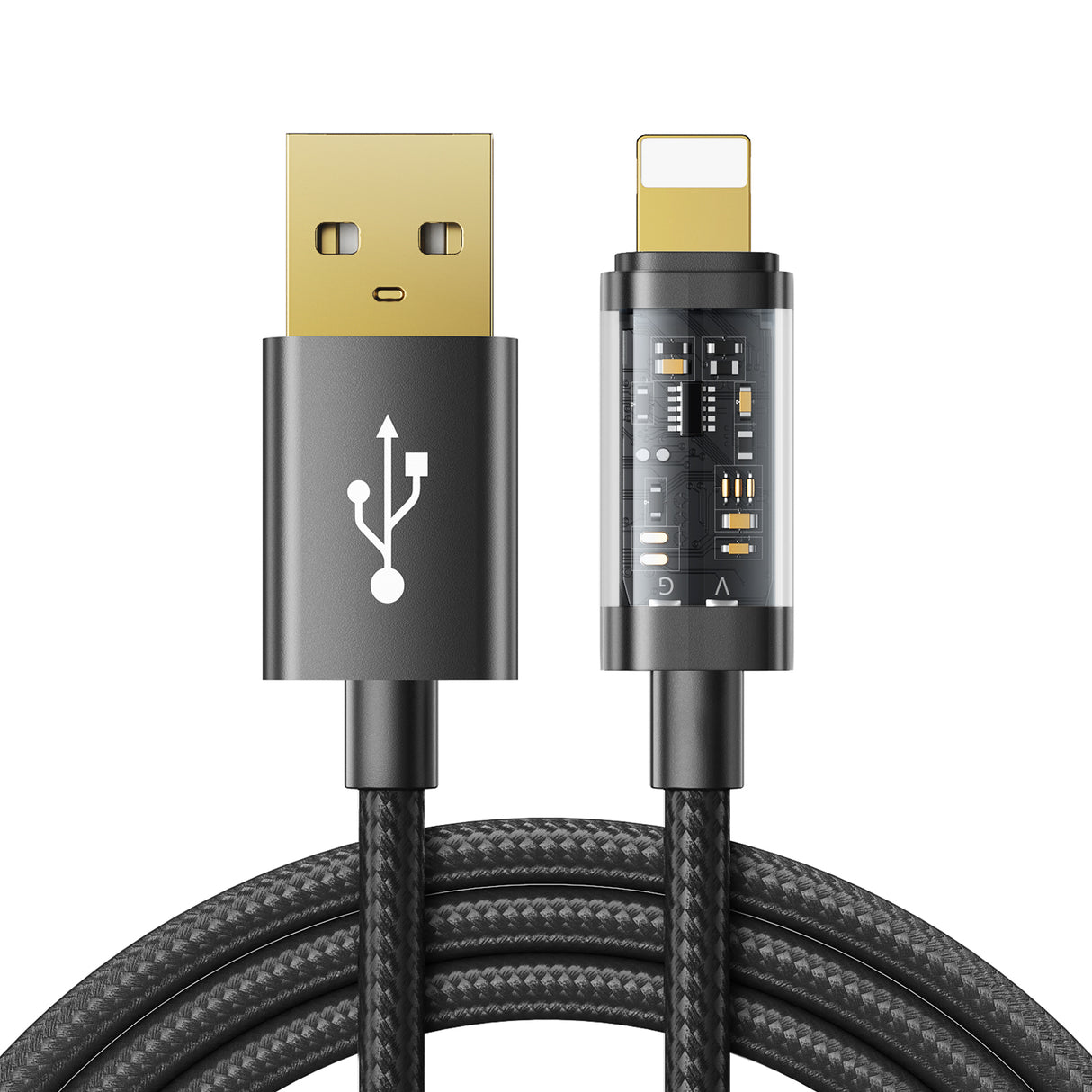 Cabo USB-Lightning Joyroom - Carregamento Rápido Power Delivery 20 W 1,2m preto (S-UL012A12)