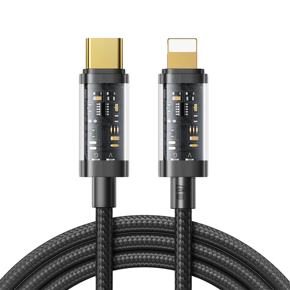 Cabo Joyroom USB Tipo C para Lightning PD 20W 1.2m preto (S-CL020A12-black)