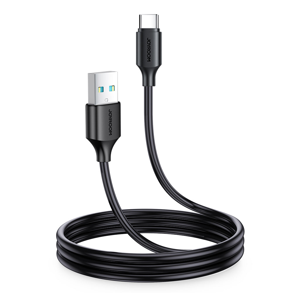 Cabo de carregamento/transmissão de dados Joyroom USB - USB Tipo C 3A 1m preto (S-UC027A9)