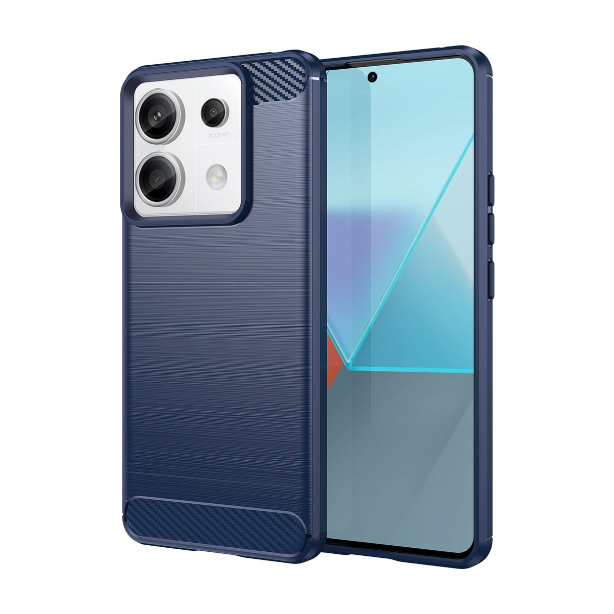 Capa de Carbono Etui para Xiaomi Redmi Note 13 Pro - azul