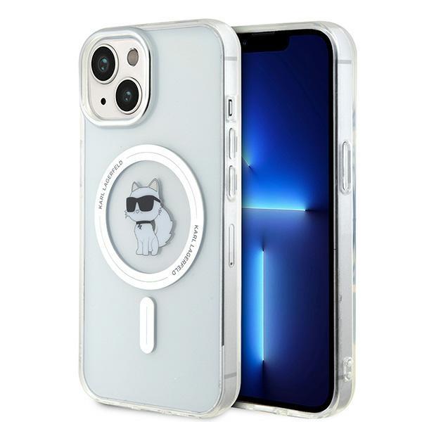 Etui Karl Lagerfeld IML Choupette MagSafe para iPhone 15 - transparente