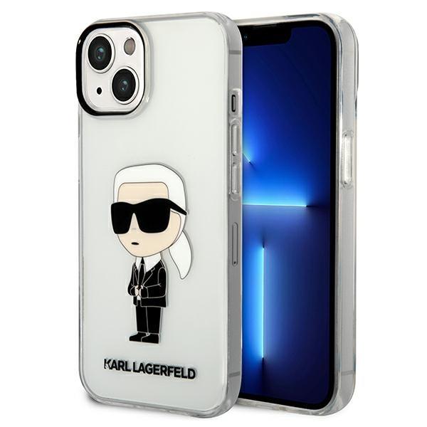 Capa Karl Lagerfeld Ikonik Karl para iPhone 14 Plus - transparente