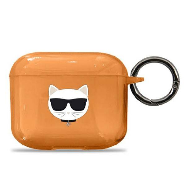 Estojo Karl Lagerfeld Choupette para AirPods 3 - laranja