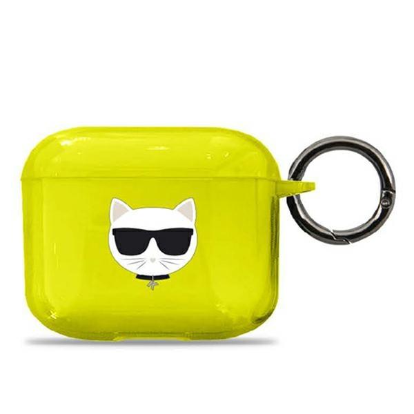 Etui Karl Lagerfeld Choupette para AirPods 3 - Amarelo
