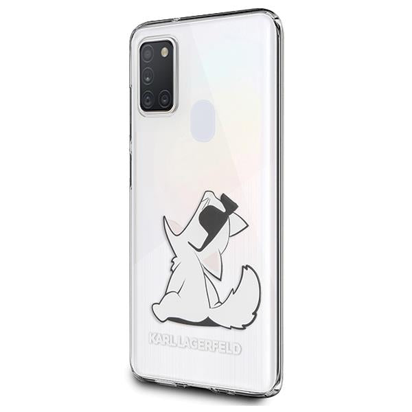 Capa Karl Lagerfeld Choupette Fun para Samsung Galaxy A31 - transparente