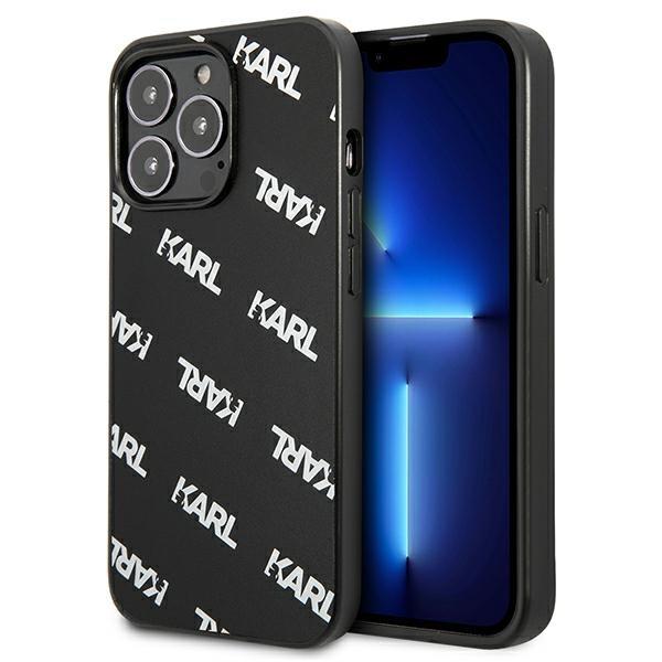 Capa Karl Lagerfeld Allover para iPhone 13 Pro / iPhone 13 - preta