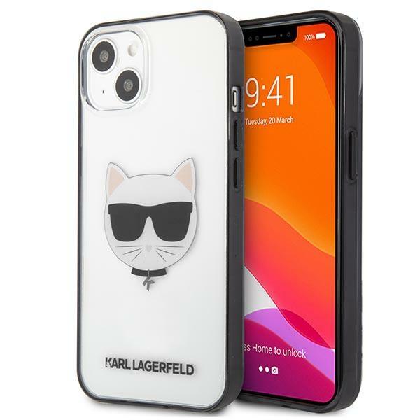 Capa Karl Lagerfeld Ikonik Choupette para iPhone 13 mini - transparente