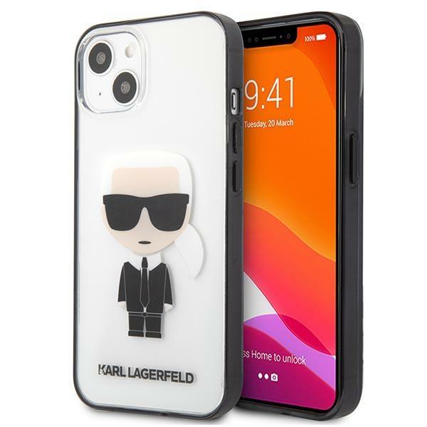 Capa Iconik Karl Lagerfeld para iPhone 13 mini - transparente