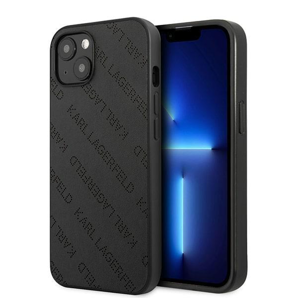 Etui Karl Lagerfeld Perfurado por Todo para iPhone 13 mini - preto