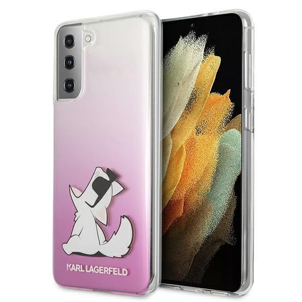 Etui Karl Lagerfeld Choupette Fun para Samsung Galaxy S21+ - transparente