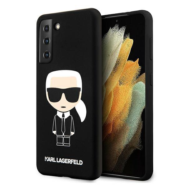 Capa Karl Lagerfeld KLHCS21MSLFKBK para Samsung Galaxy S21+ - Preto