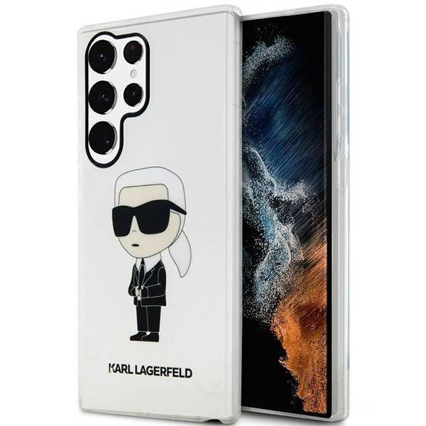 Etui Karl Lagerfeld Ikonik Karl para Samsung Galaxy S23 Ultra - transparente