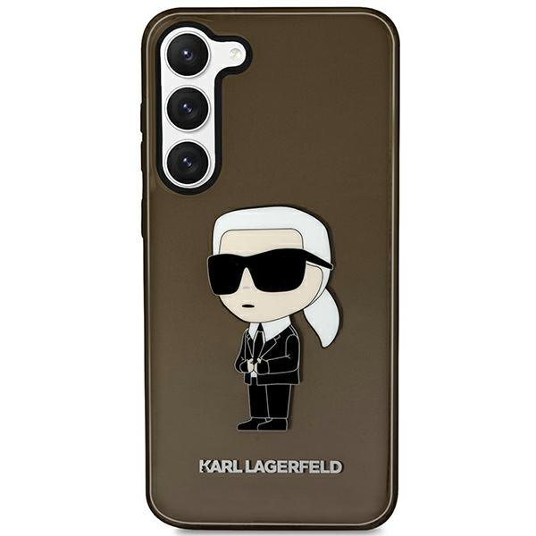 Capa Karl Lagerfeld Ikonik Karl para Samsung Galaxy S23+ - preta