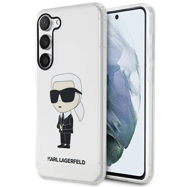 Capa Karl Lagerfeld Ikonik Karl para Samsung Galaxy S23 - transparente