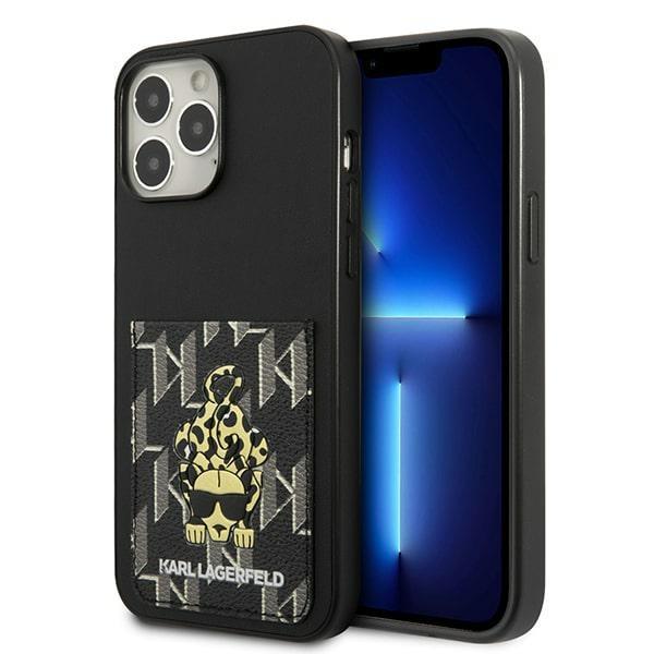 Etui Karl Lagerfeld Karlimals Cardslot para iPhone 13 Pro Max - preto