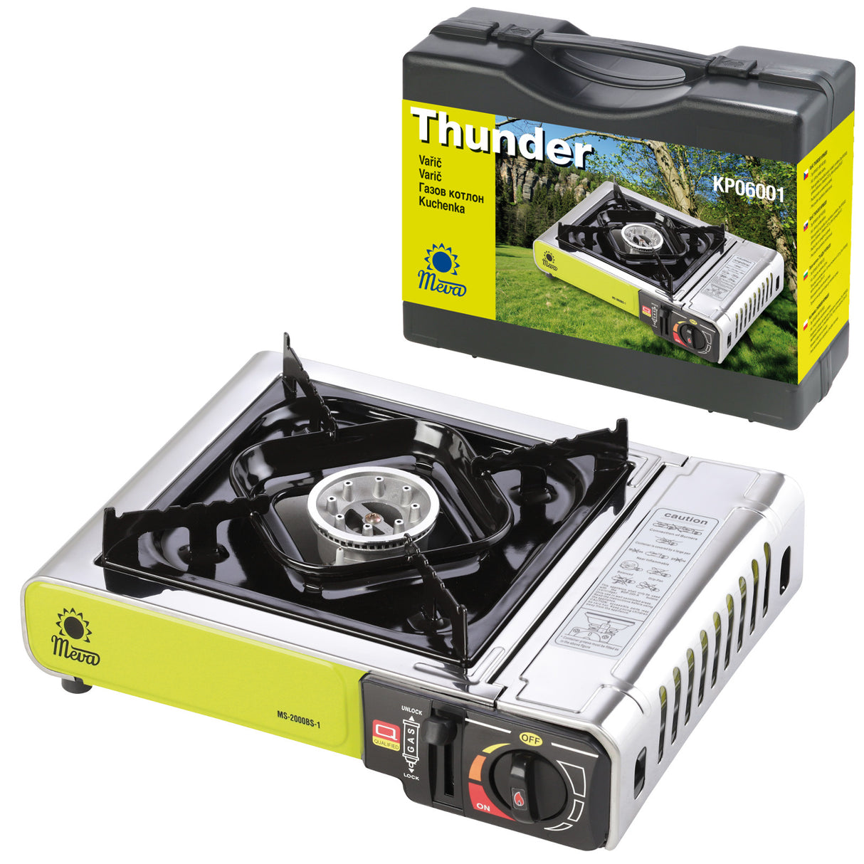 Fogareiro de camping a gás THUNDER PRO 2kW