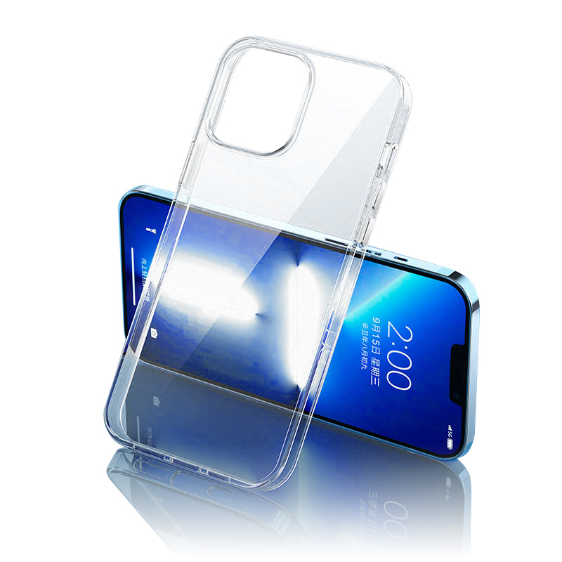 Kingxbar Elegant Series capa para iPhone 13 Pro Max, capa traseira transparente