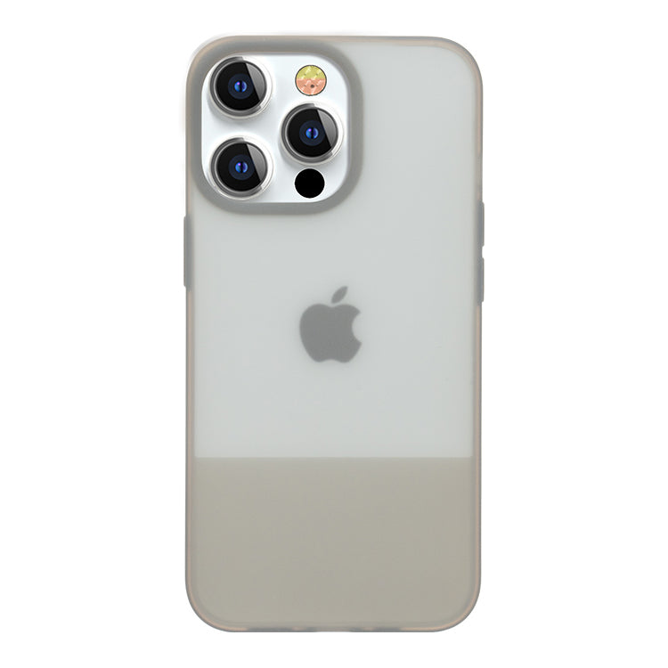 Kingxbar Plain Series capa para iPhone 13, capa de silicone cinza