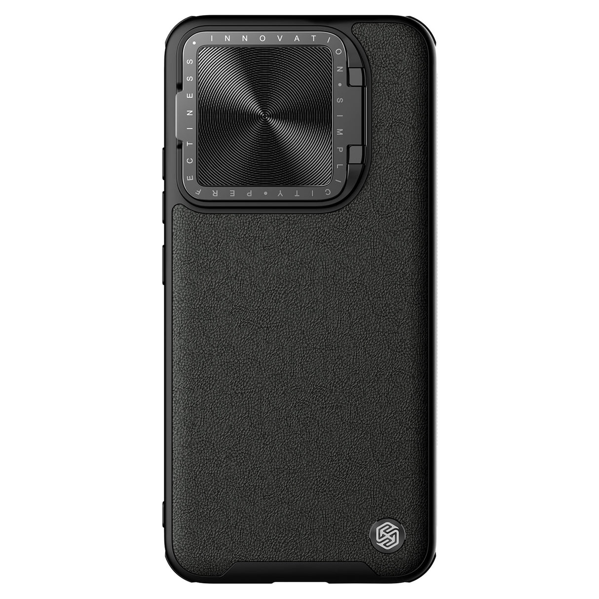 Capa Magnética de Couro Nillkin CamShield Prop para Xiaomi 14 Pro - preta