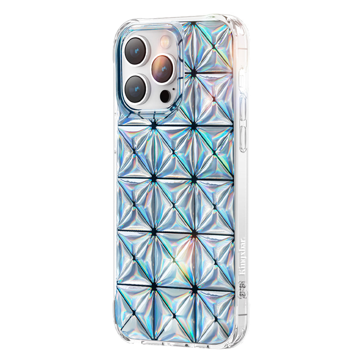 Kingxbar Miya Series capa para iPhone 14 Pro Max, capa traseira com cor laser