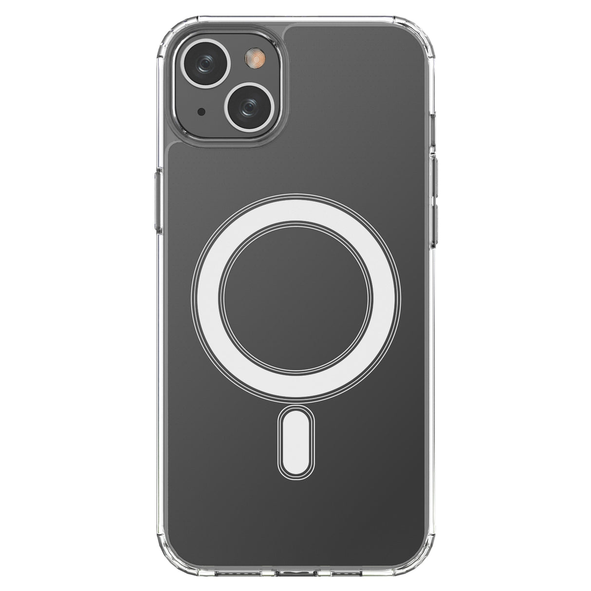 Capa Magnética Transparente Clear Magnetic Case com MagSafe para iPhone 15 Plus - transparente