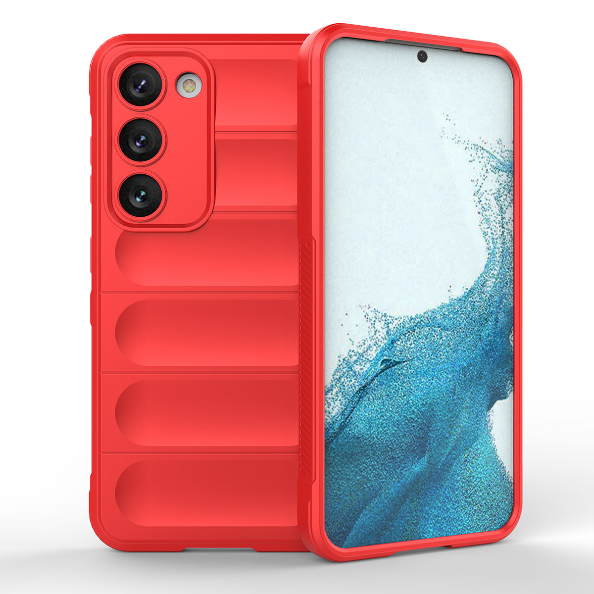 Capa Magic Shield Case para Samsung Galaxy S23+ flexível e blindada na cor vermelha