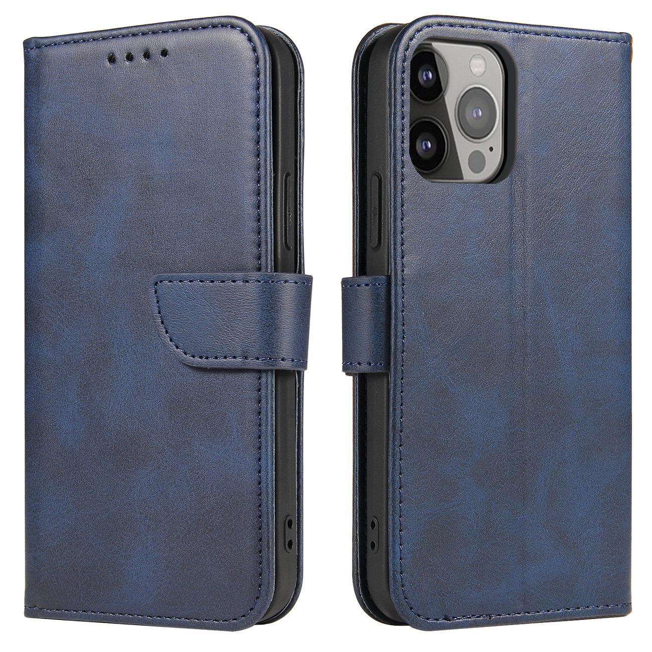 Magnet Case capa para Xiaomi Redmi Note 12 Pro / Poco X5 Pro 5G com aba, carteira e suporte na cor azul