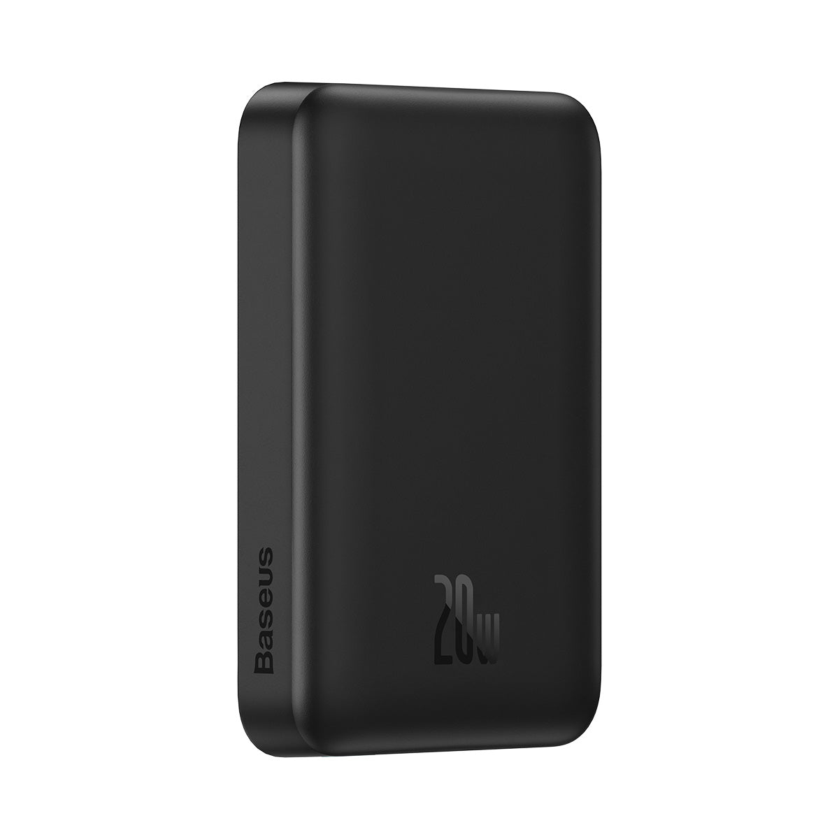 Baseus Magnetic Mini powerbank com carregamento indutivo MagSafe 15W / carregamento rápido PD QC 20W 10000mAh preto (Edição Internacional) + Cabo da série Xiaobai USB-C para USB-C 60W 3A 0.5m preto