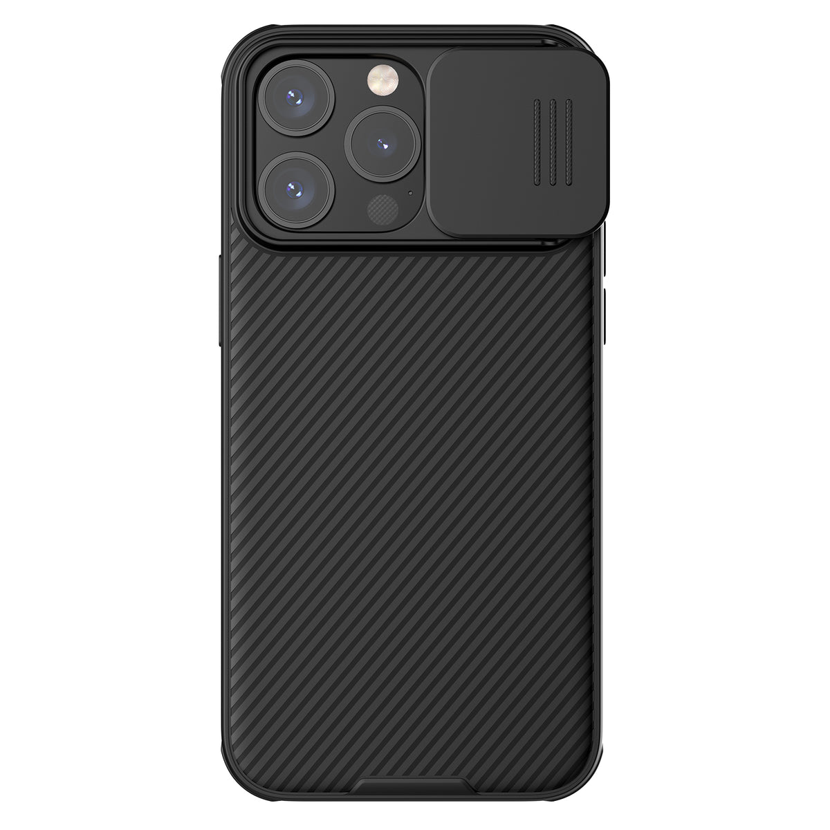 Estojo blindado Nillkin CamShield Pro Magnetic Case para iPhone 15 Pro com proteção para câmera - preto