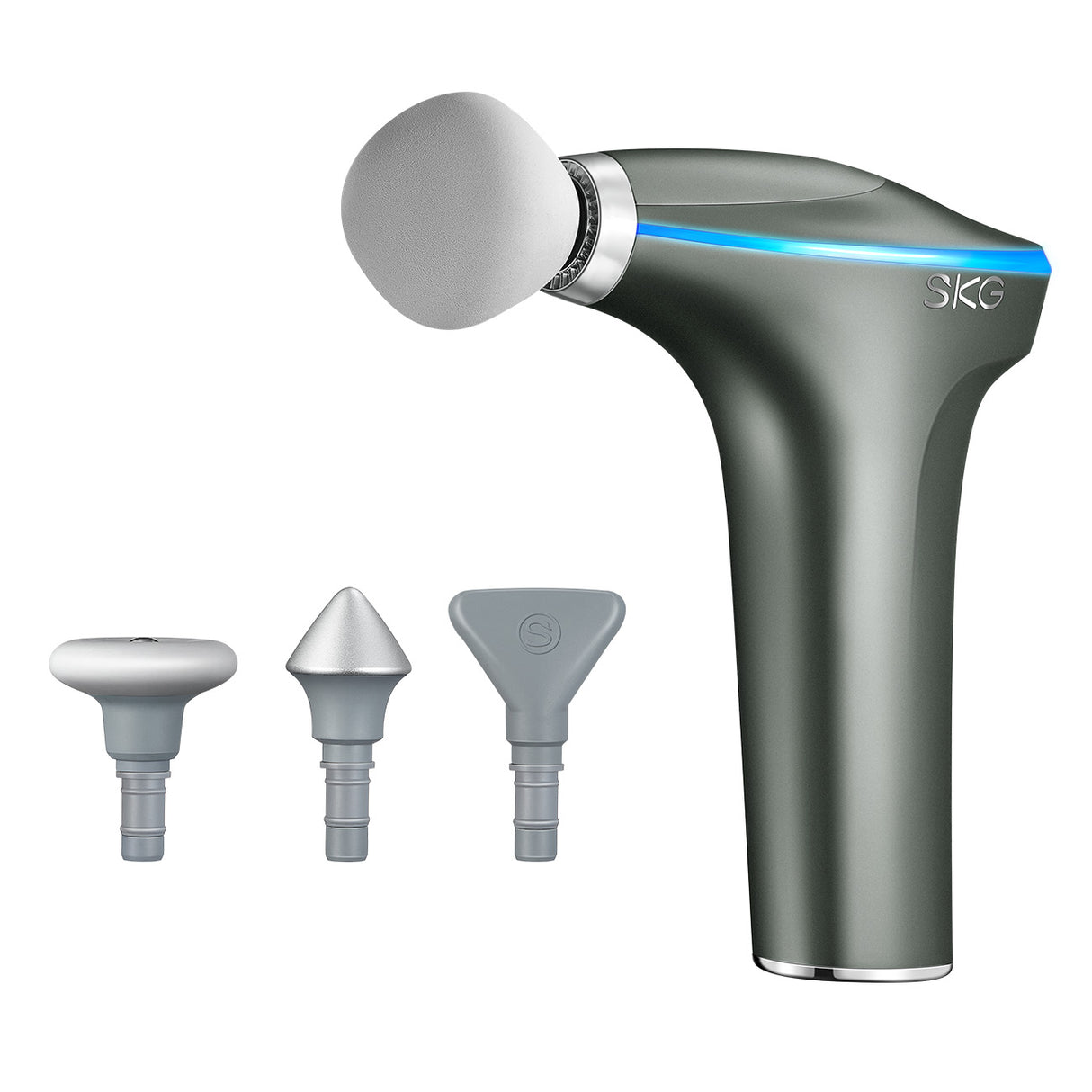 Pistola de massagem SKG F7-E para todo o corpo - cinza