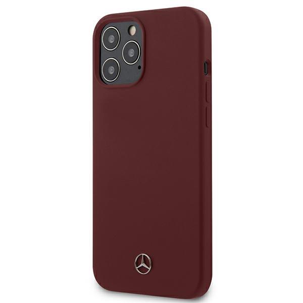 Capa Mercedes Silicone Line para iPhone 12 Pro Max - vermelha