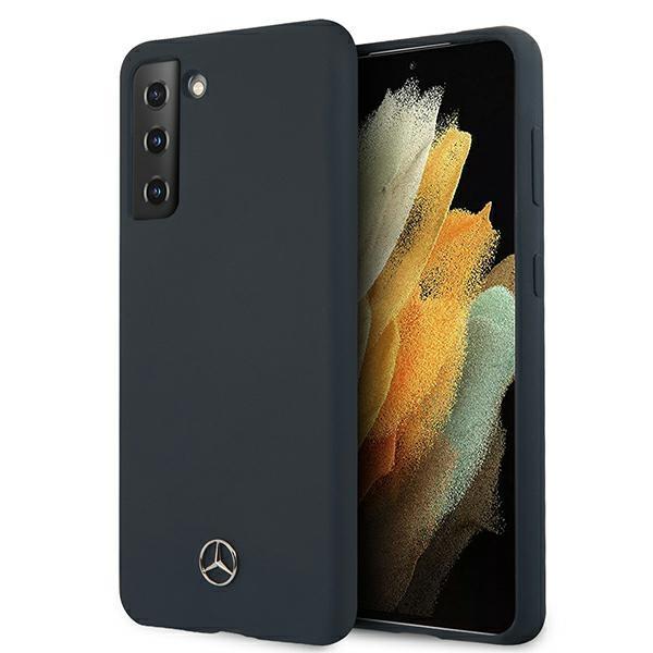 Capa de silicone Mercedes para Samsung Galaxy S21 - preta