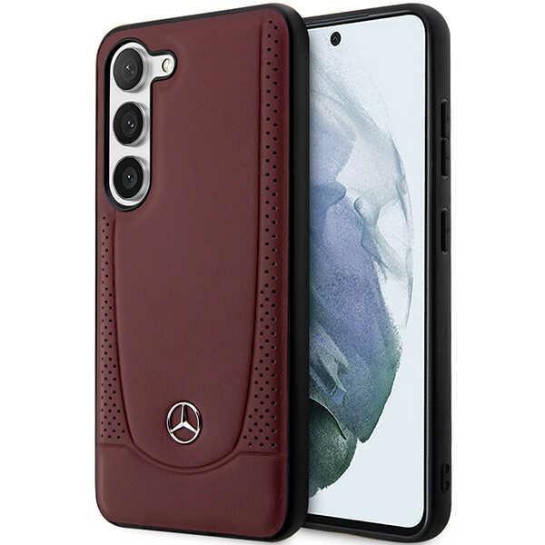 Etui Mercedes Leather Urban Bengale para Samsung Galaxy S23 - vermelho