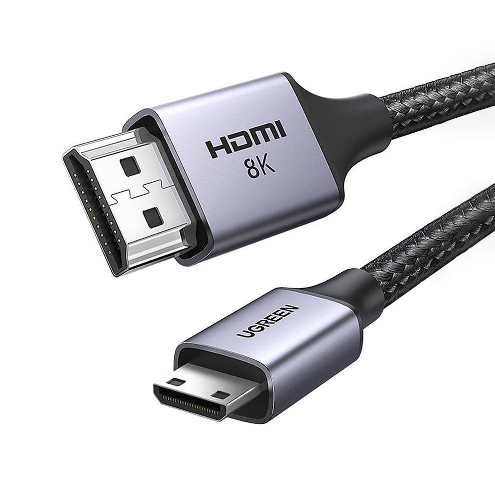 Cabo mini HDMI - HDMI Ugreen HD163 8K 2m - cinza