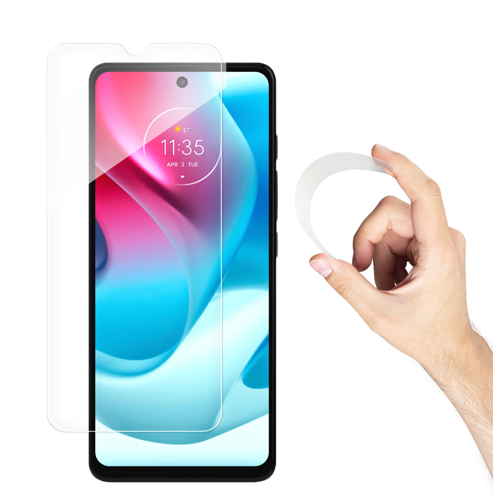 Película híbrida flexível de vidro temperado Nano Flexi para Moto G60s
