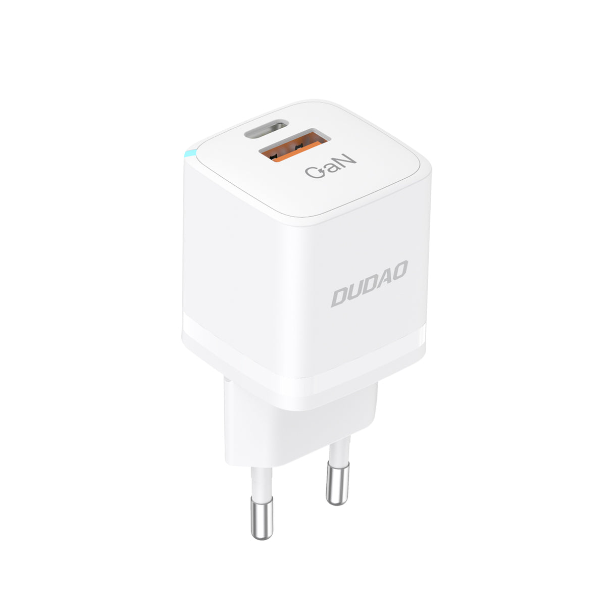 Carregador de Rede GaN 33W PPS USB C/USB Dudao A13Pro - branco