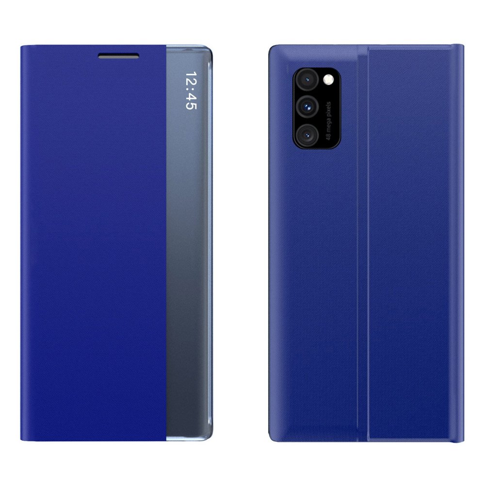 Capa com função de suporte e fecho automático para Xiaomi Redmi Note 11T 5G / Redmi Note 11S 5G / Poco M4 Pro 5G, na cor azul.