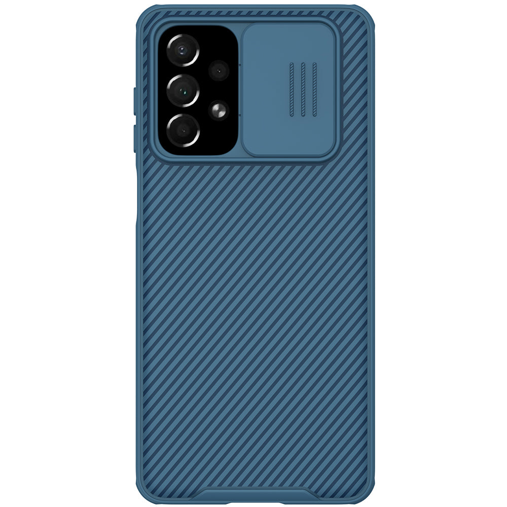 Capa Nillkin CamShield Pro Case blindada para câmera Samsung Galaxy A73 azul