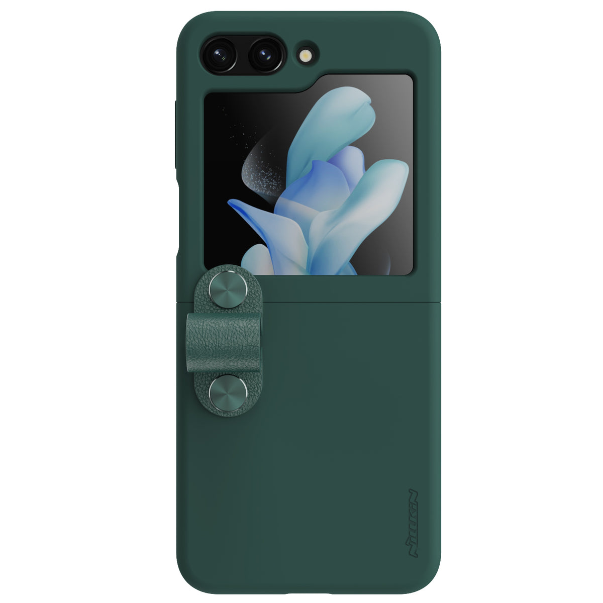Etui com alça e suporte Nillkin Flex Flip para Samsung Galaxy Z Flip 5 - verde