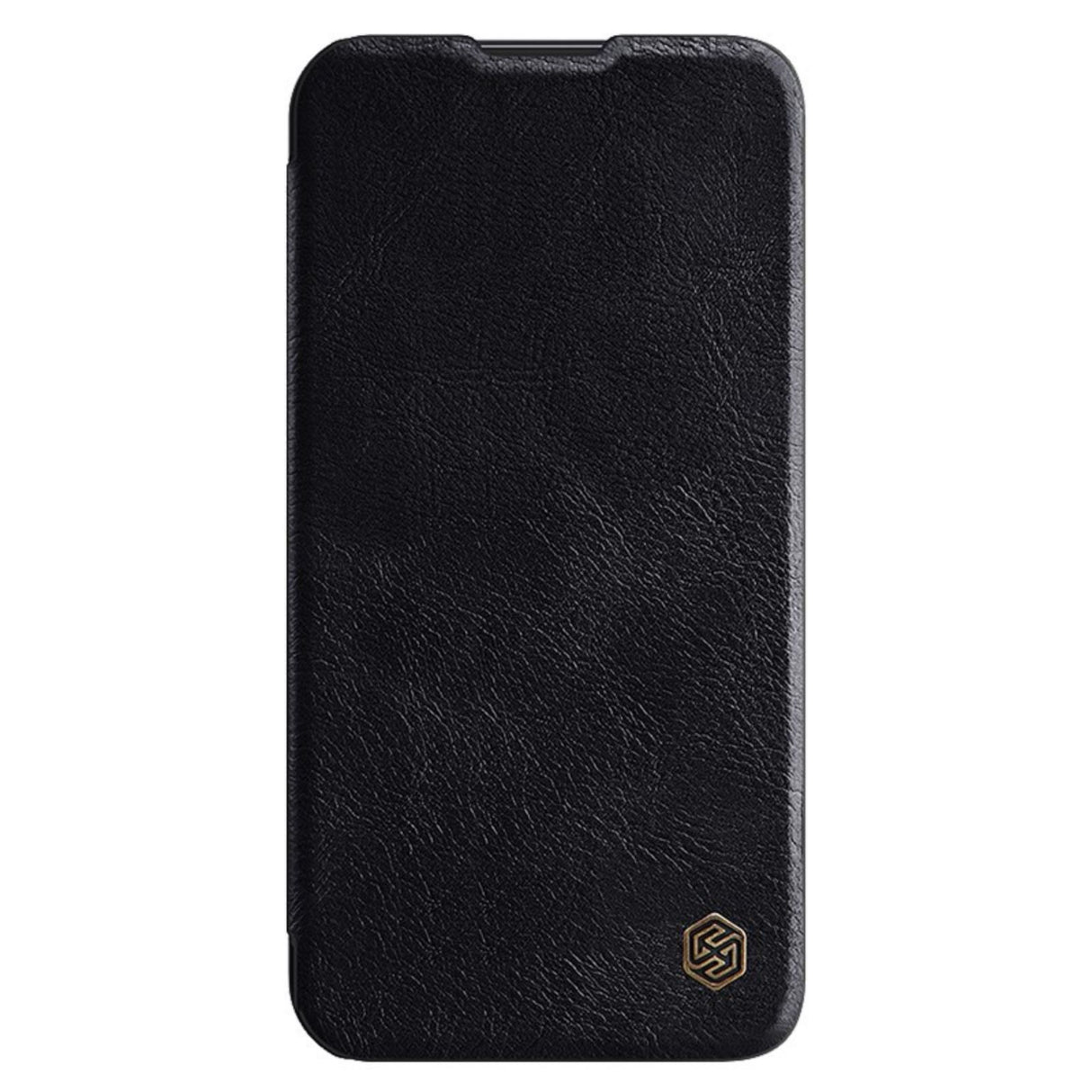 Capa de Couro Nillkin Qin Pro para Samsung Galaxy A54 5G com aba protetora para câmera na cor preta
