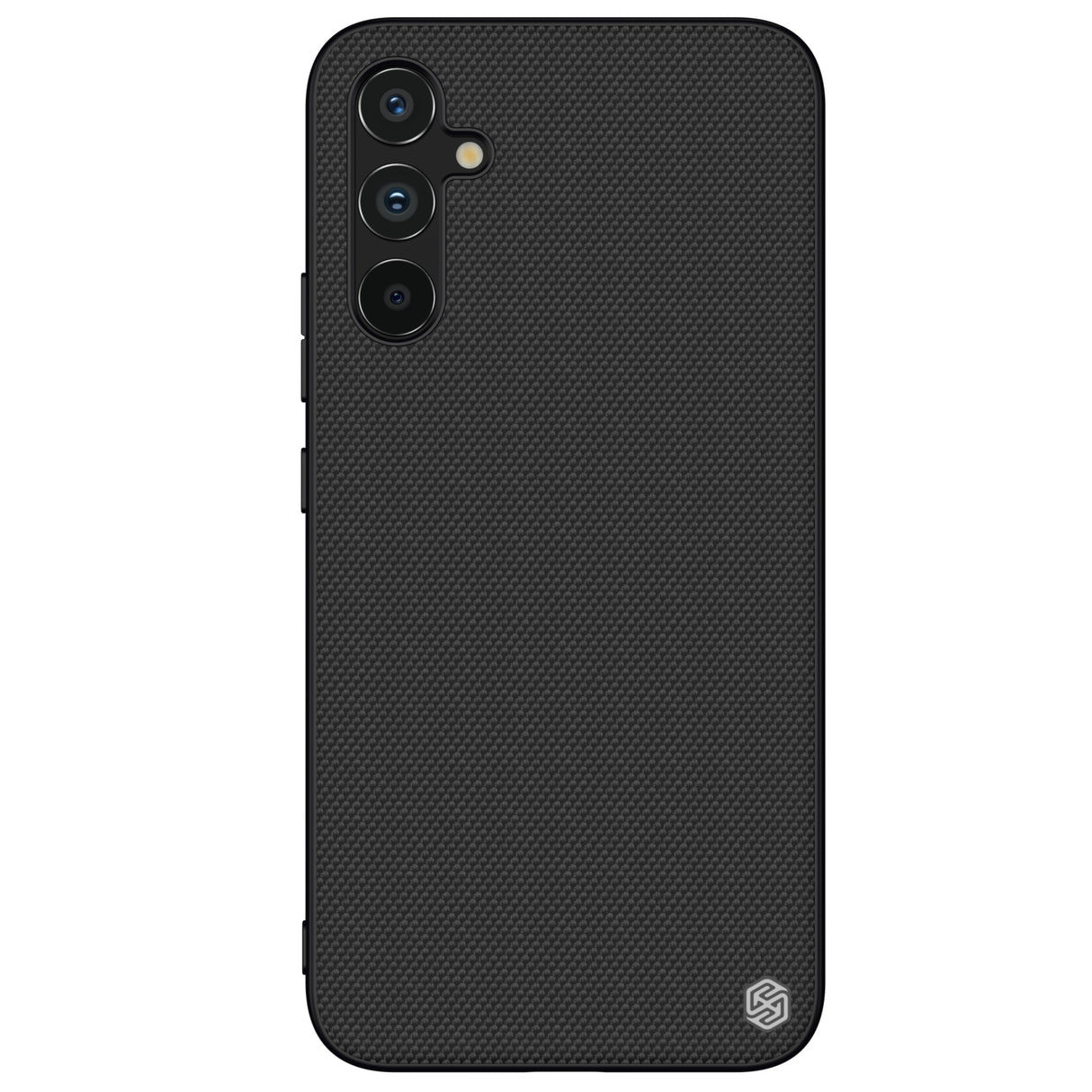 Capa Texturizada Nillkin para Samsung Galaxy A34 5G, capa reforçada de nylon preta