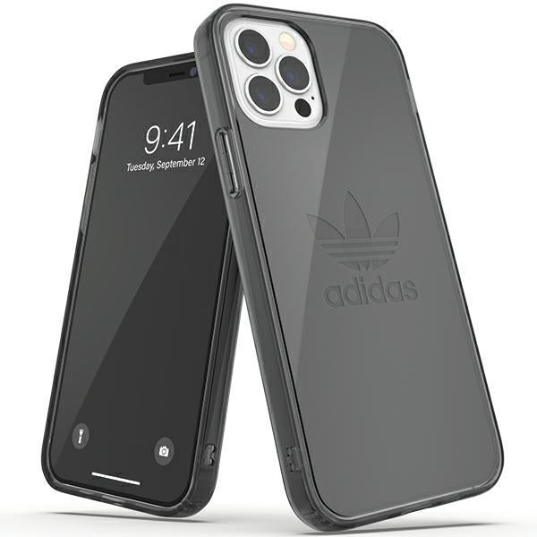 Capa Protetora Transparente Adidas OR para iPhone 12 / iPhone 12 Pro - preta