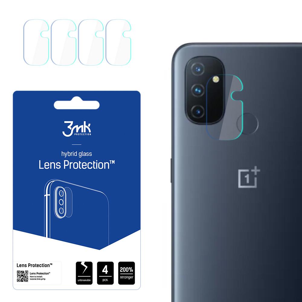 Vidro híbrido 3mk Lens Protection™ para a câmera do OnePlus Nord N100