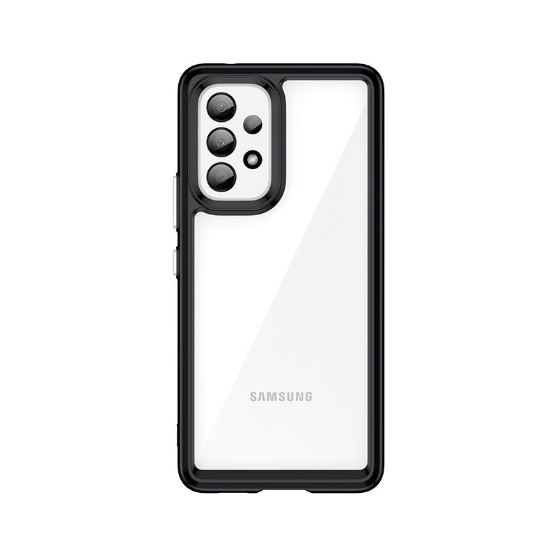 Capa Outer Space Case para Samsung Galaxy A53 5G com moldura elástica preta