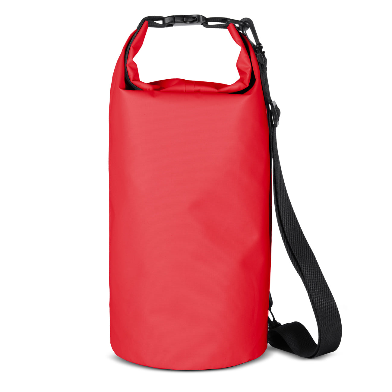 Mochila saco impermeável de PVC 10l - vermelha