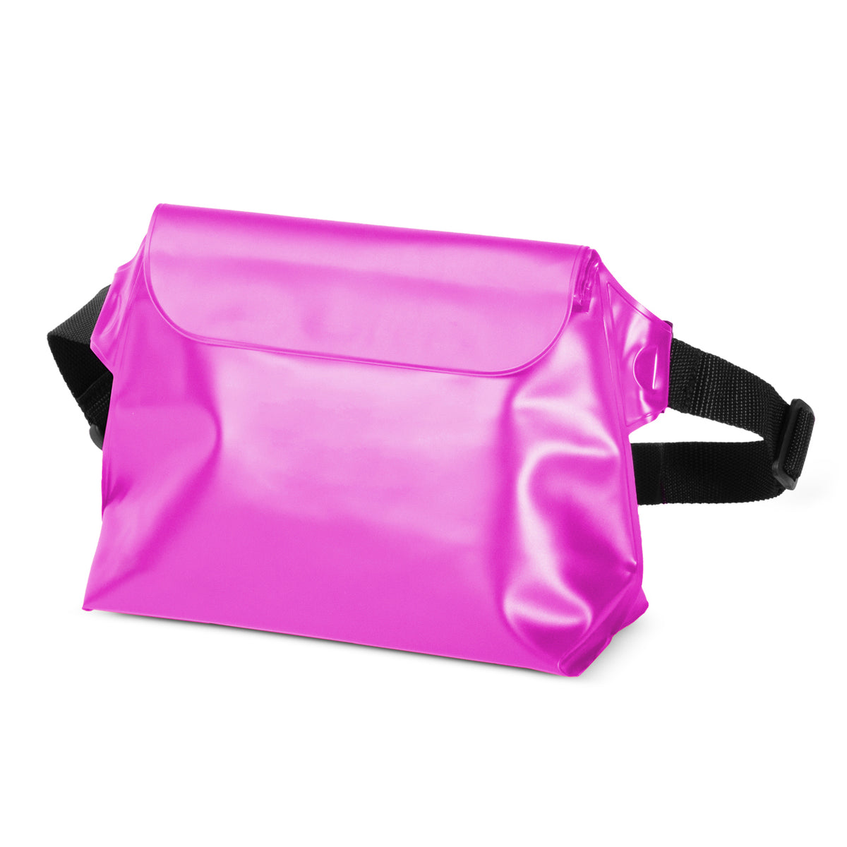 Saco / pochete impermeável de PVC - rosa