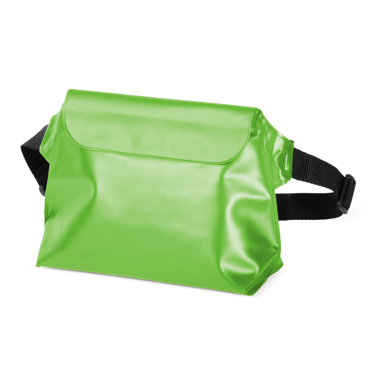 Saco / pochete impermeável de PVC - verde
