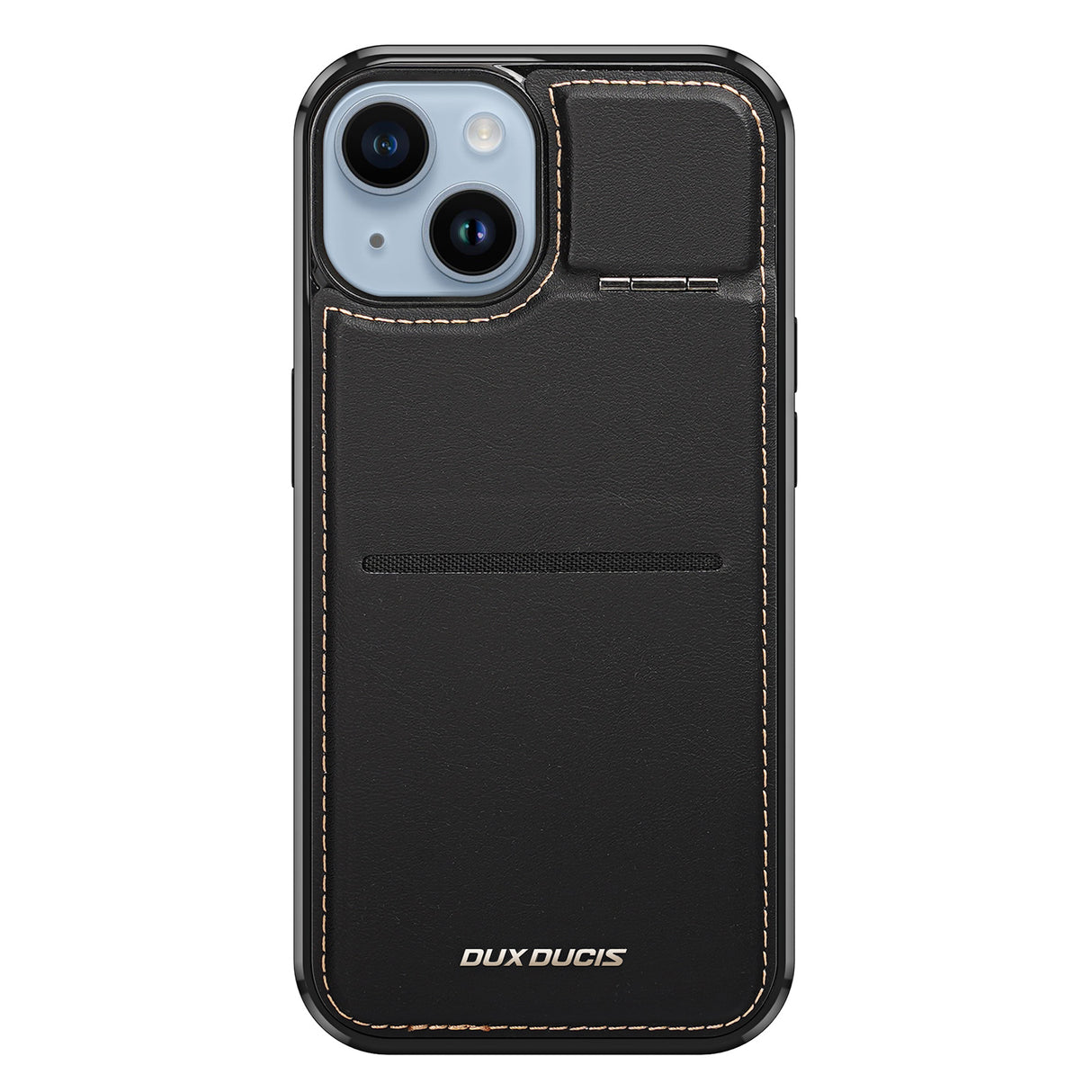 Etui portfel Dux Ducis Rafi Mag com suporte 3 em 1 para iPhone 14 Plus com MagSafe e bloqueio RFID - preto