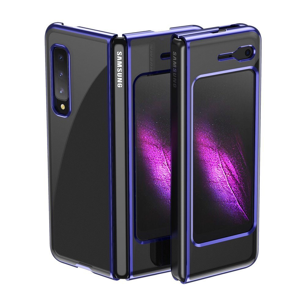 Magnet Case elegante estojo capa com aba e função de suporte Samsung Galaxy A42 5G azul