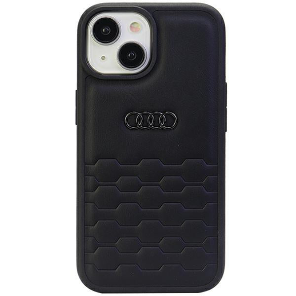 Etui Audi GT em Couro Sintético para iPhone 15 Plus - preto